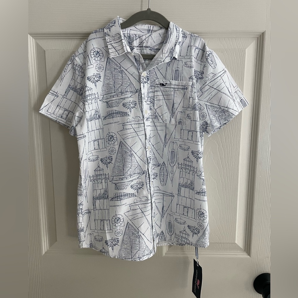 NWT Boys Vineyard Vines Button Down Shirt